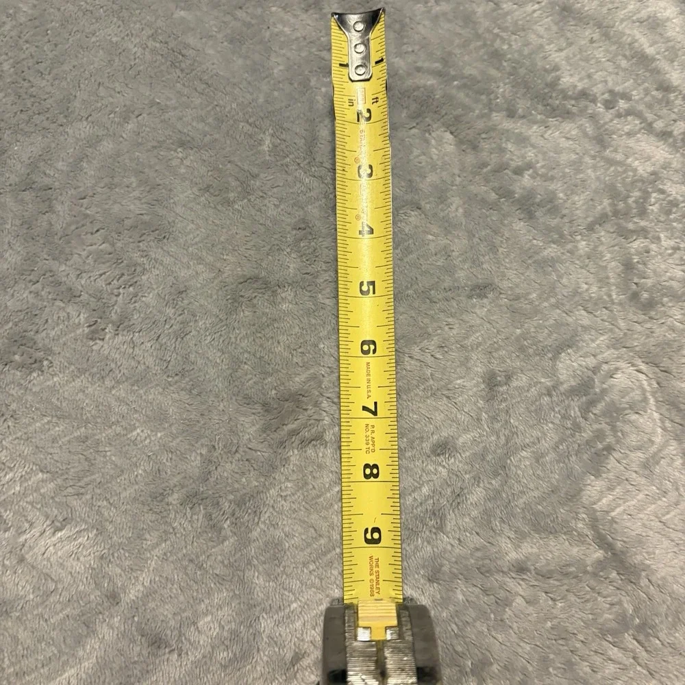 Vintage Stanley Powerlock II 25' Tape Measure 33-425 Chrome Made in USA 1